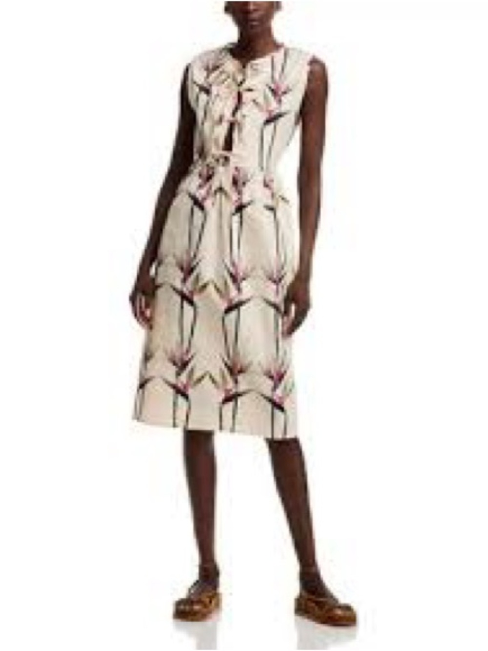 The Lulo Project Hortensia sleeveless midi dress